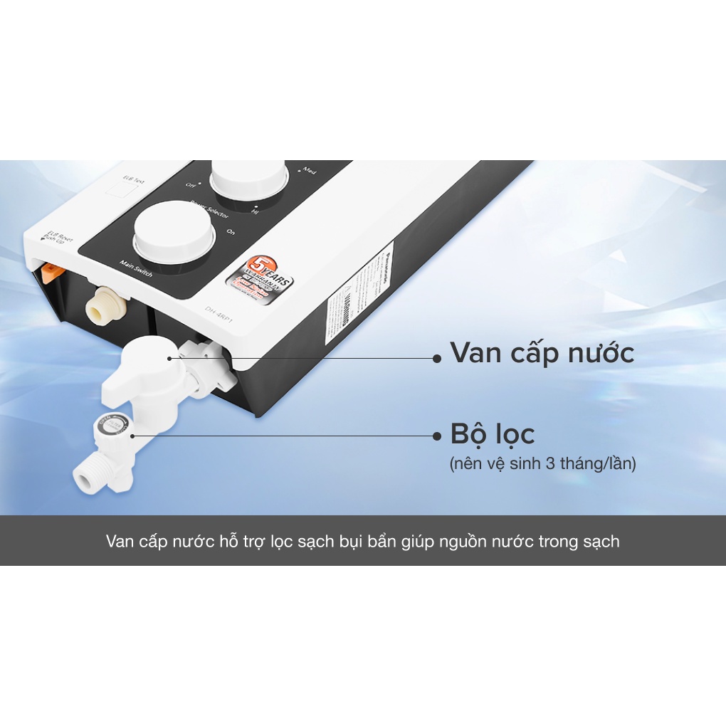 Máy nước nóng Panasonic 4500W DH4RP1VW