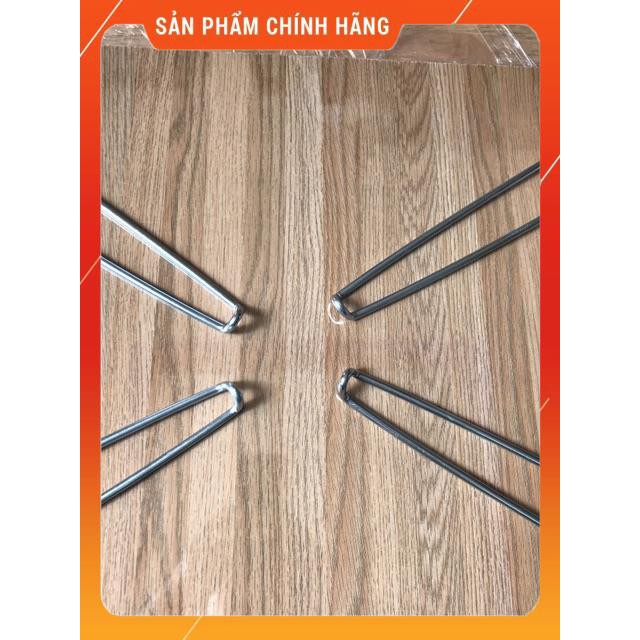 Chân bàn gấp dài 28cm gấp gọn tiện lợi phù hợp với bàn trà, bàn uống nước tặng kèm đinh vít