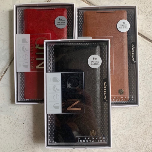 Bao da Nillkin Qin Samsung Note 20 Ultra chính hãng