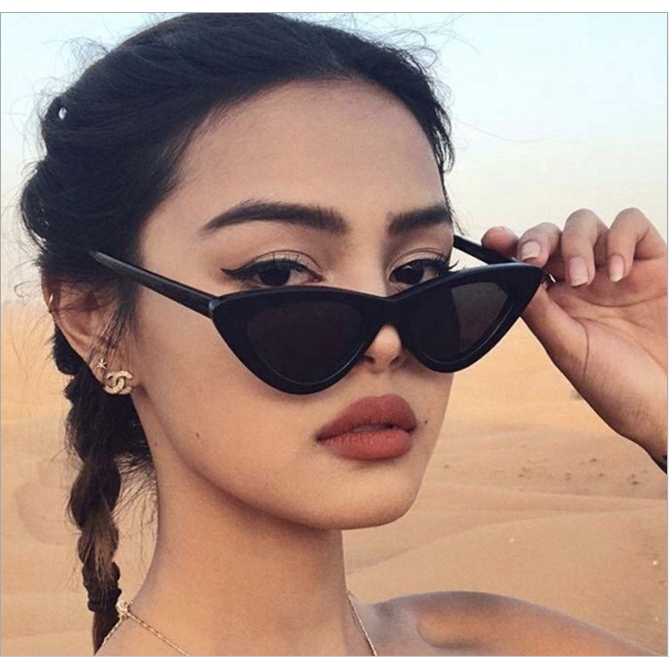 Kính mát dạng gọng mắt mèo kiểu dáng thời trang cho nữ
