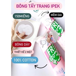 ( 150 MIẾNG ) Bông tẩy trang ipek 150 miếng