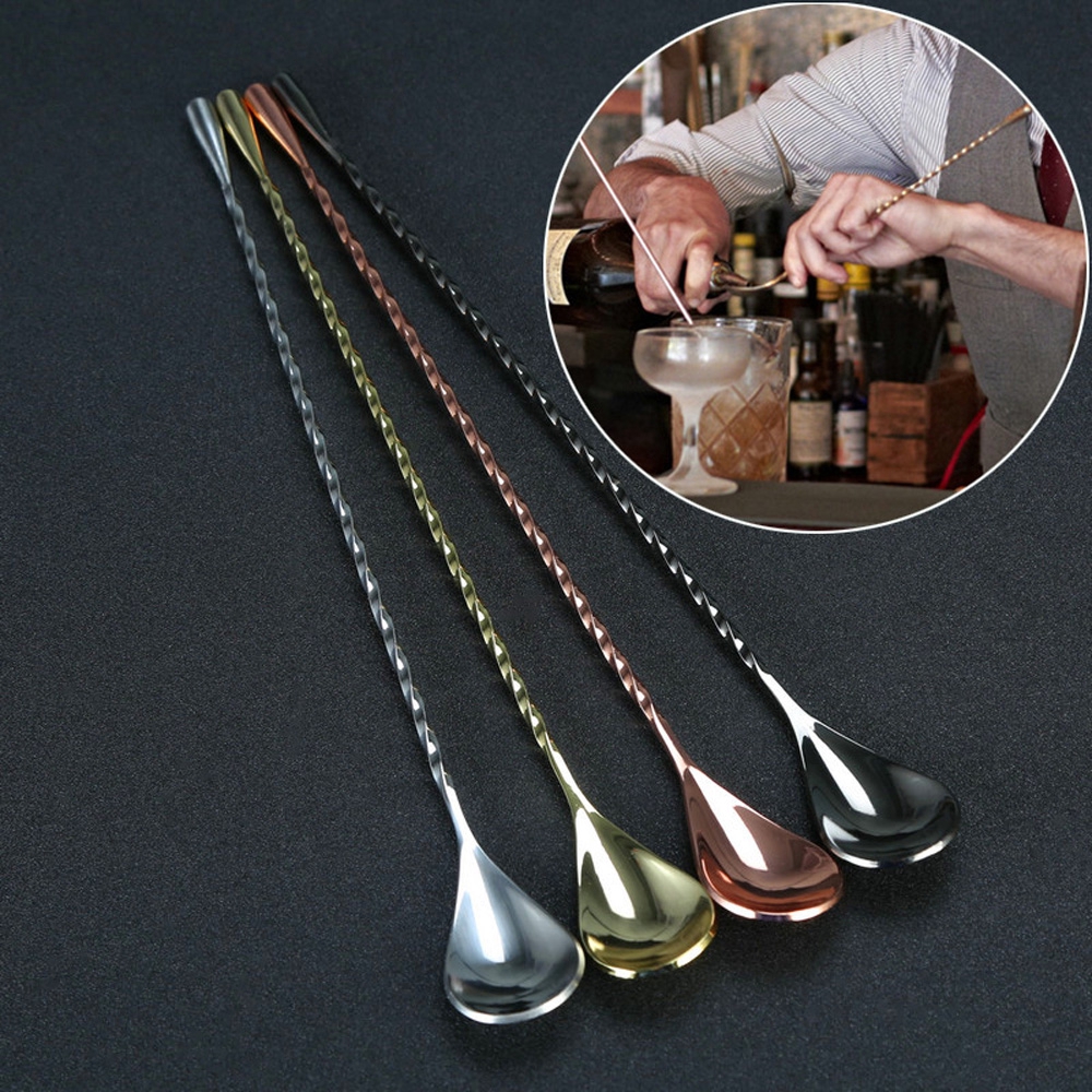 FAY Spiral Mixing Stainless Steel Stirring Bar Accessories Cocktail Spoons | BigBuy360 - bigbuy360.vn