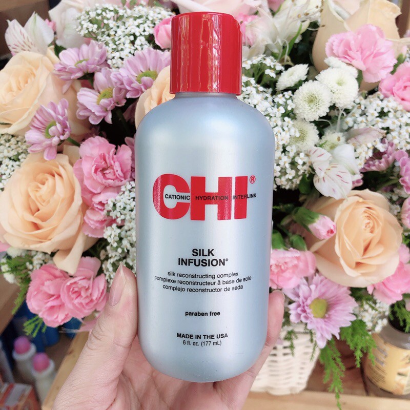 Tinh Dầu Dưỡng Bóng Tóc CHI Silk Infusion