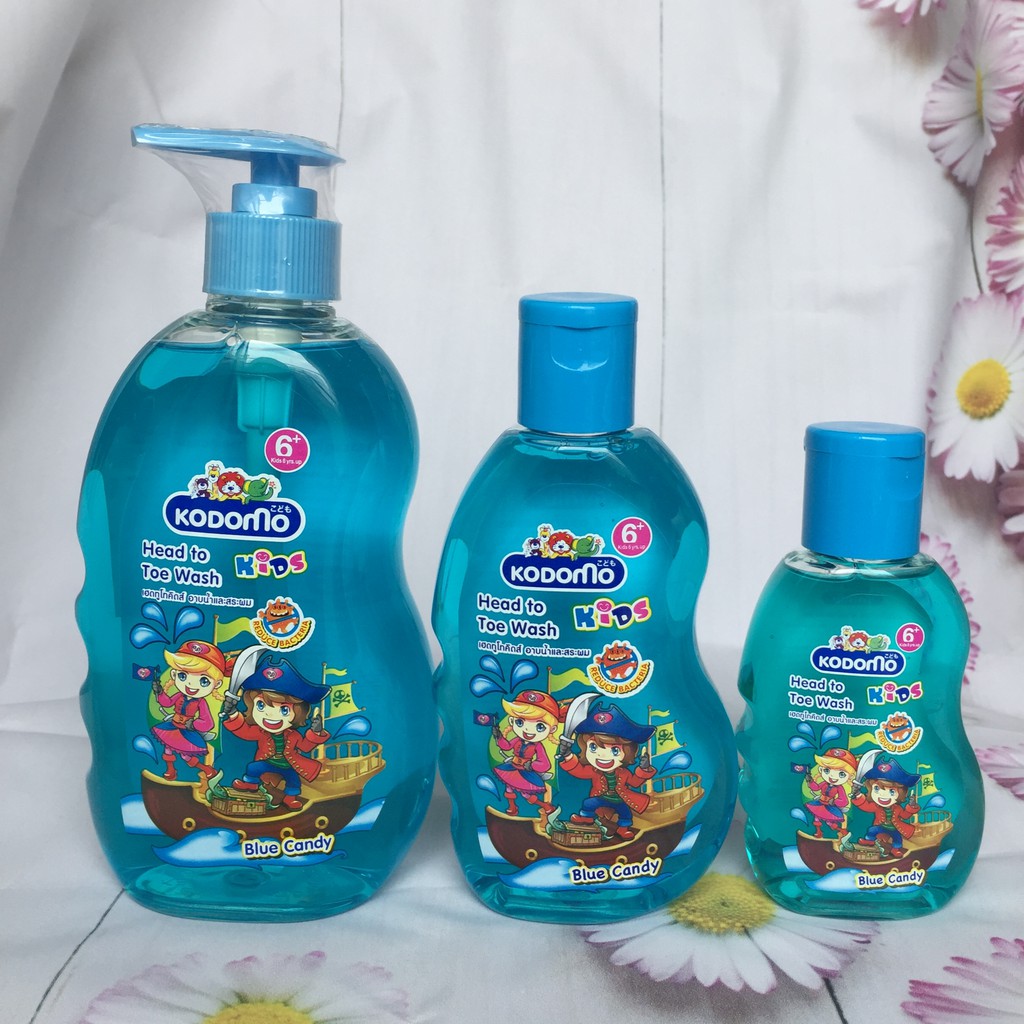 Dầu tắm gội trẻ em Kodomo Blue Candy - 400ml