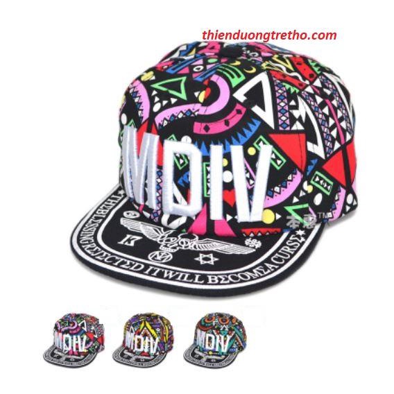 Mũ Snapback Lưỡi Trai Nón Hiphop cho Bé 2-7 Tuổi