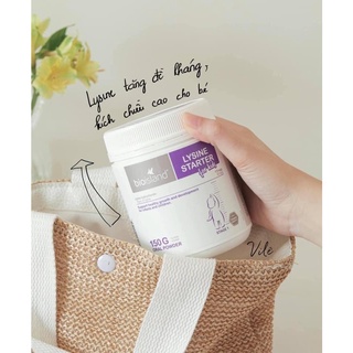 Bột Tăng Chiều Cao Lysine Úc 150g, Hộp 60 viên Ly-sine tăng chiều cao cho bé
