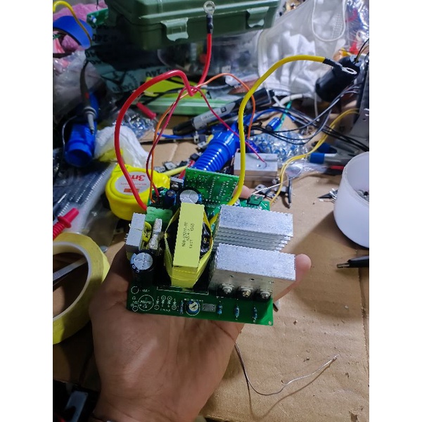 Mạch inverter 24v - 350v DC