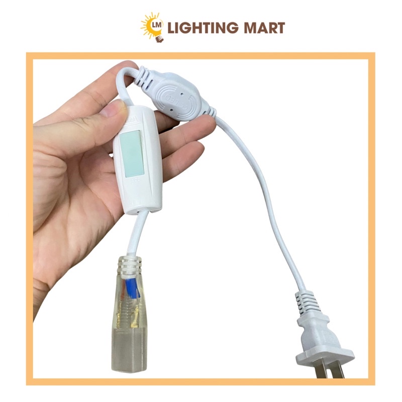 Nguồn dây led 2835 220V có công tắc tiện dụng