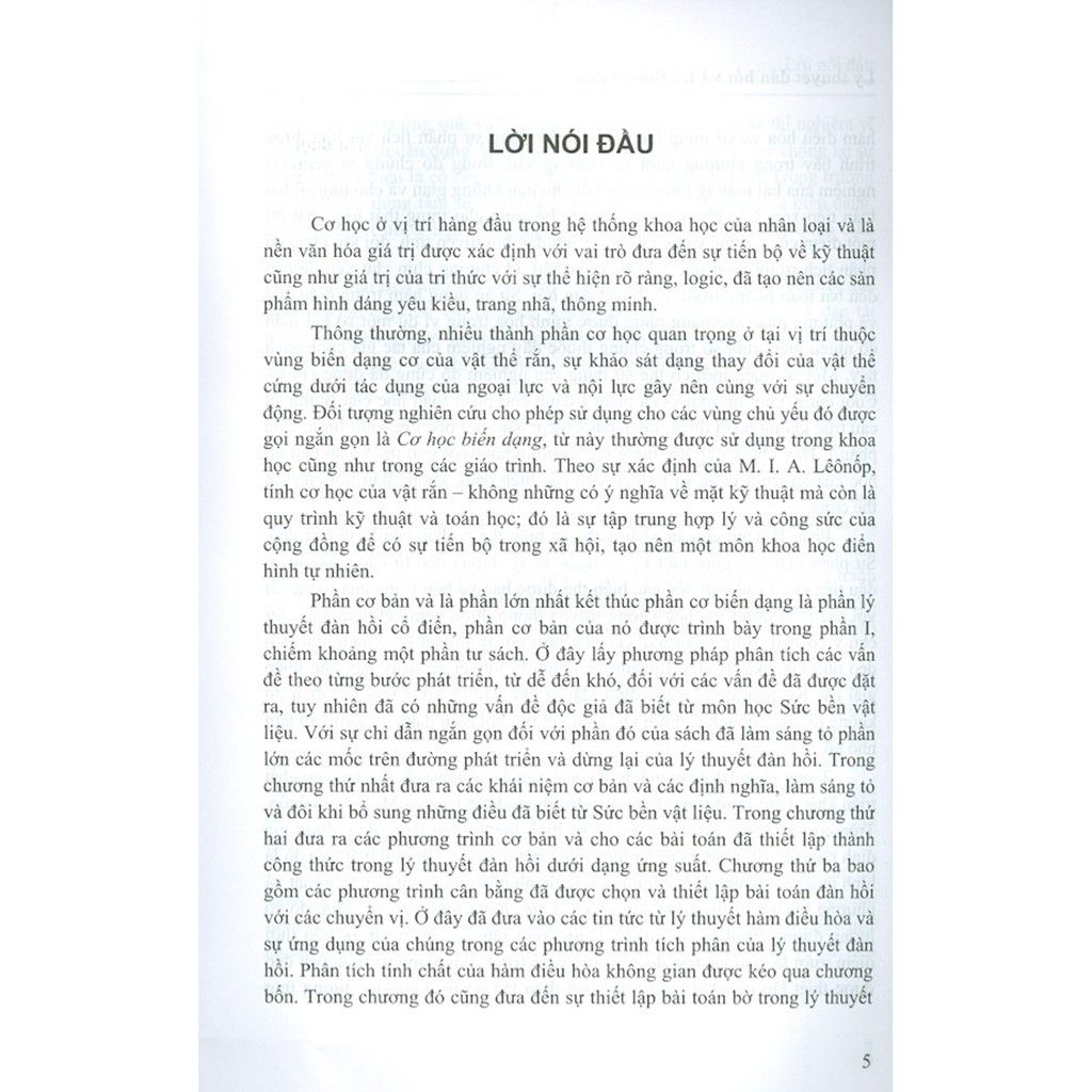 Sách - Lý Thuyết Đàn Hồi Và Lý Thuyết Dẻo