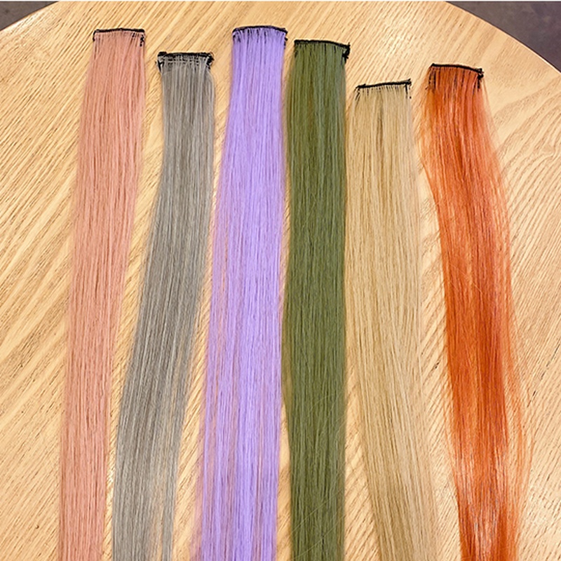 Cài tóc tóc giả thời trang tiện lợi sợi bện nhiều màu