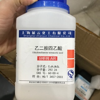 Hóa chất C10H16N2O8 Ethylenediaminetetraacetic EDTA CAS 60-00-4 lọ 250g