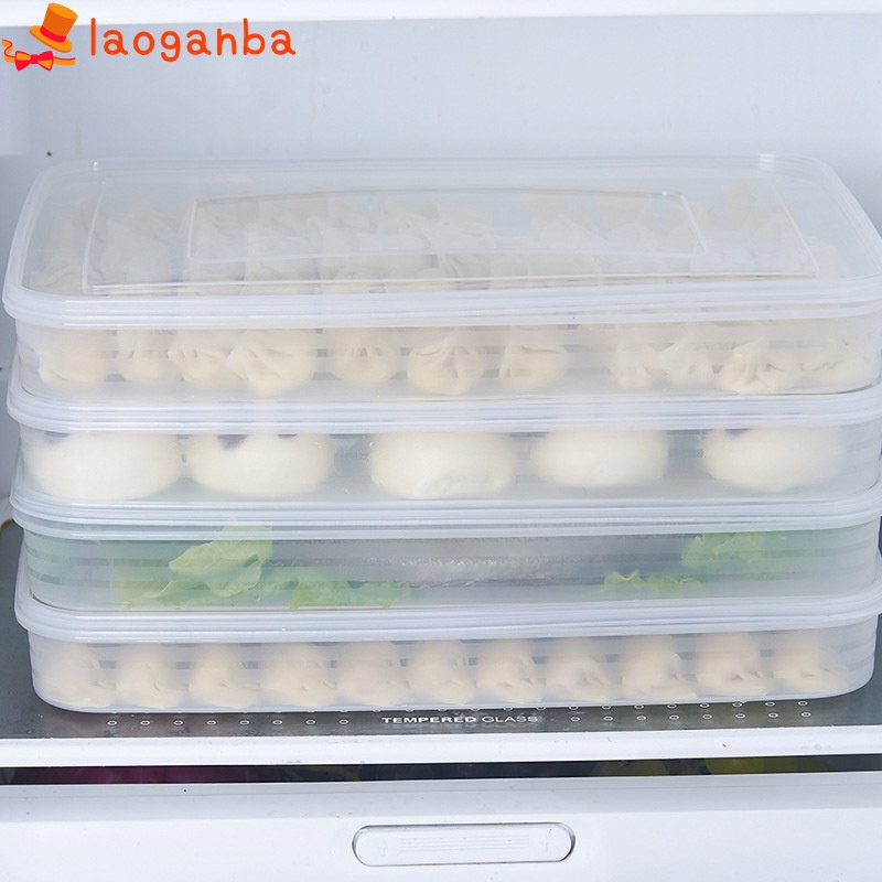 Hộp Đựng Há Cảo Trong Tủ Lạnh Có Nắp Bằng Nhựa Tiết Kiệm Không Gian Giá Đỡ