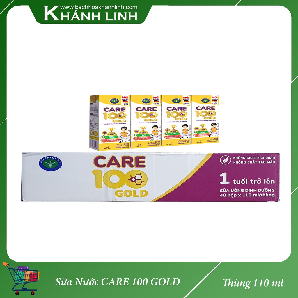 Sữa Care 100 Gold pha sẵn 110ml