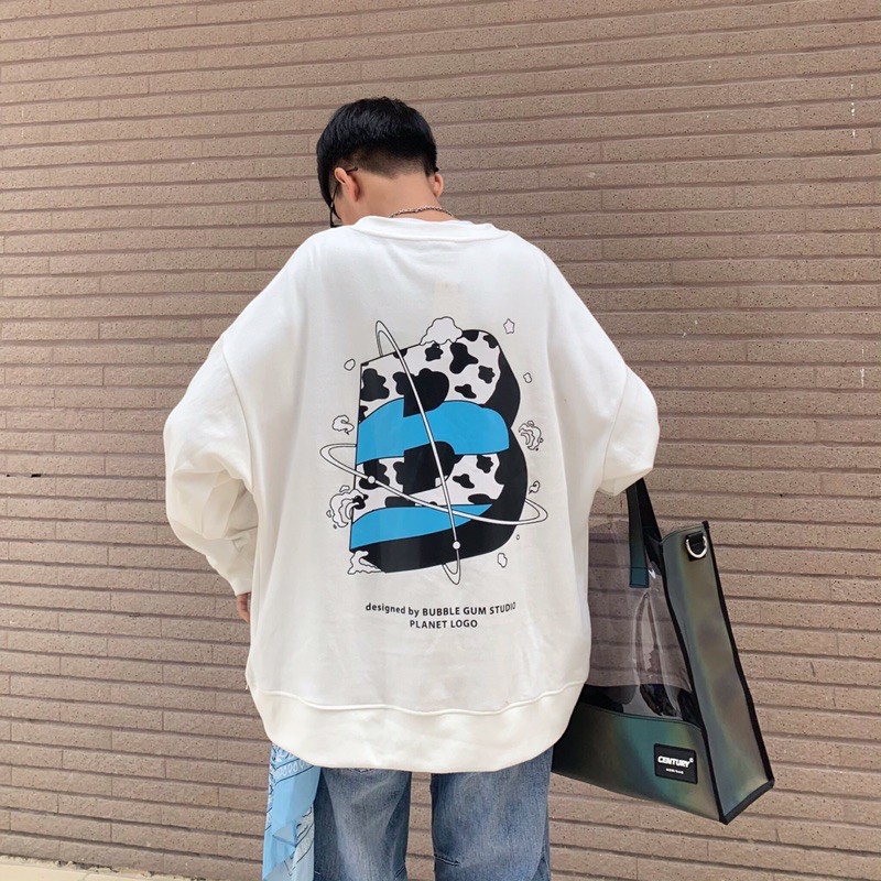 Áo Sweater chữ B planet logo - by Bubble Gum Studio | BigBuy360 - bigbuy360.vn