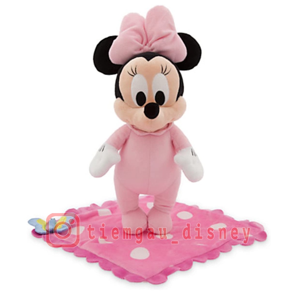Gấu bông Minnie trong khăn hoạt hình dễ thương - Disney Chính Hãng