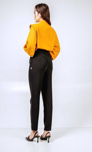 Quần baggy cạp lệch