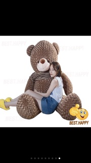 Gấu bông Teddy khổ vải 2m( Size thật 1m8)