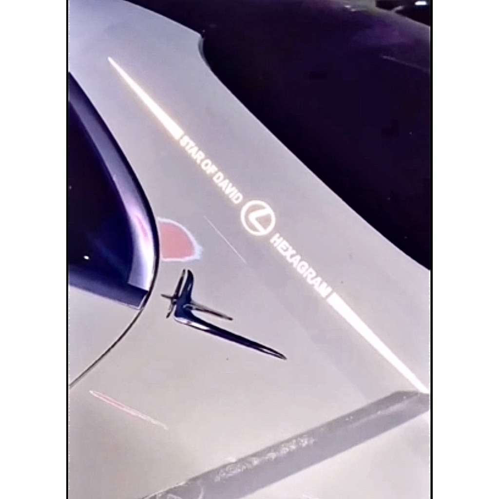 Decal trang trí xe hơi, xe máy phản quang - Miếng dán phản quang nhiều màu - decal ô tô theo hãng xe - miếng dán ô tô