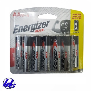 Pin aa energizer e91 bp8+4 - vỉ 12 viên