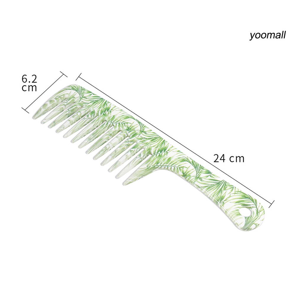 [Hàng mới về] Lược chải tóc răng thưa chống trượt in nhiều họa tiết tùy chọn