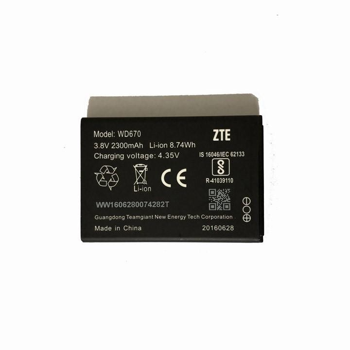 [Xả Hàng] PIN CHUẨN ZTE THAY THẾ CỦA BỘ PHÁT WIFI WD670, JAZZ