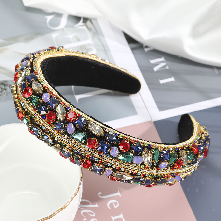 Băng Đô Cài Tóc Đính Đá Lấp Lánh Thời Trang Cho Nữ