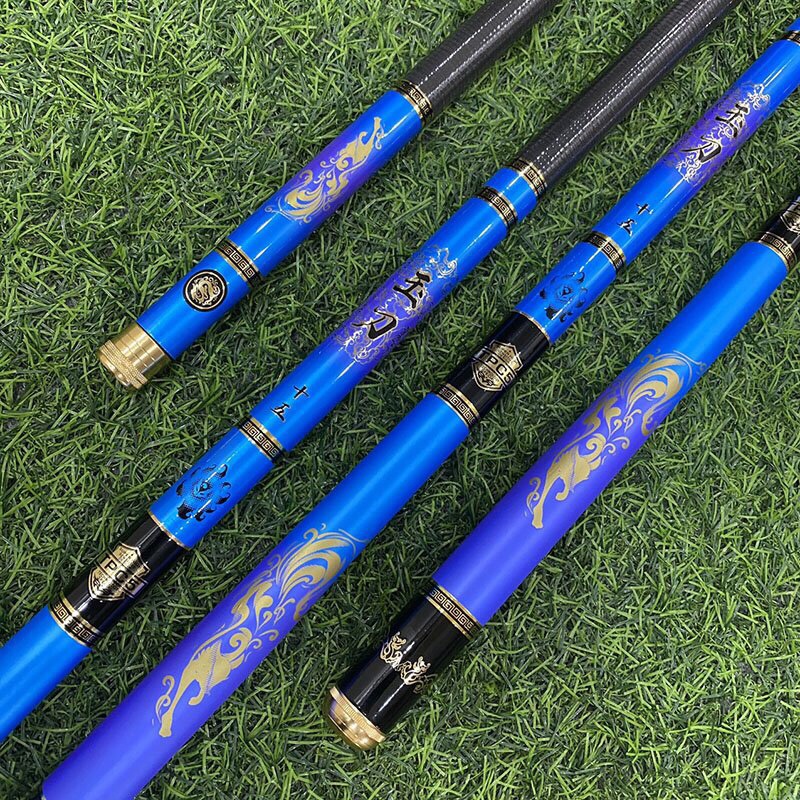 Cần tay   Xanh ngọc 5H vân xoắn cacbon nhà sx TPC5