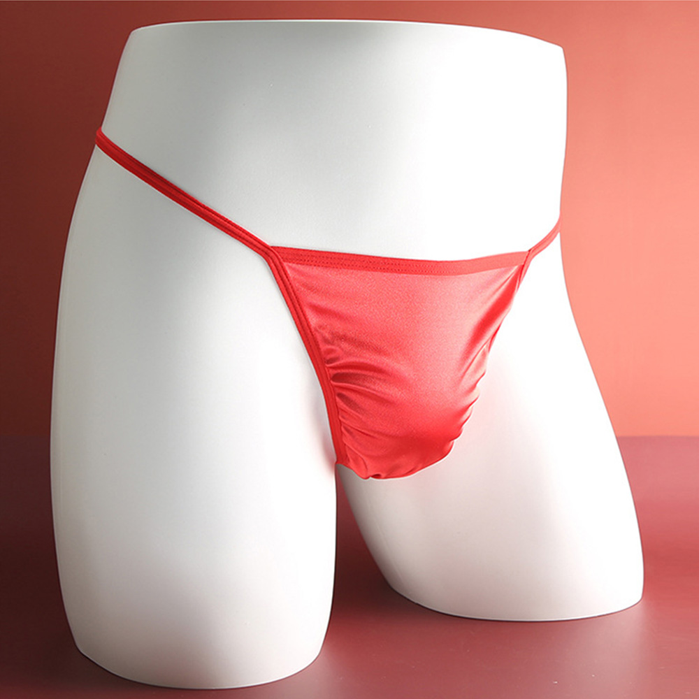 TWINKLE1 Sale Sheer Underwear Underpants T-back Briefs Lingerie Thongs Spandex Sexy Low Rise Men G-string