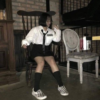 Áo sơ mi nữ trắng đẹp kiểu công sở hàn quốc teen