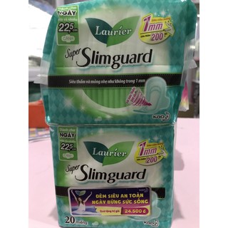 Băng vệ sinh laurier slimguard cao cấp gói 20 miếng