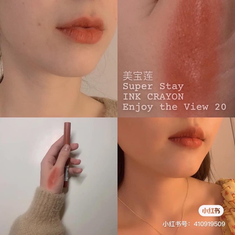 (MUA 1 TANG 1) Bút son MBL Superstay ink Crayon