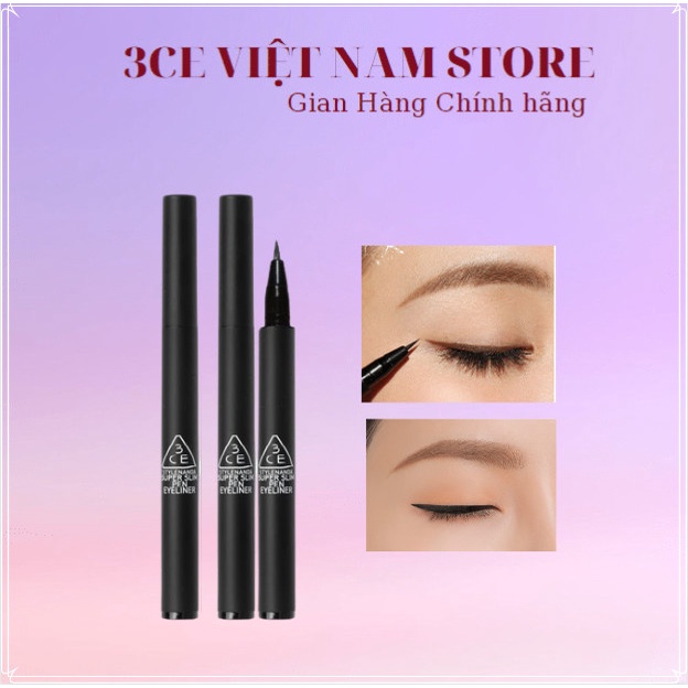 Bút Kẻ Mắt 3CE Super Slim eye Liner