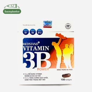 MEDSTAND VITAMIN 3B POWER - giúp bổ sung vitamin nhóm B (B1,B6,B12) cho cơ thể