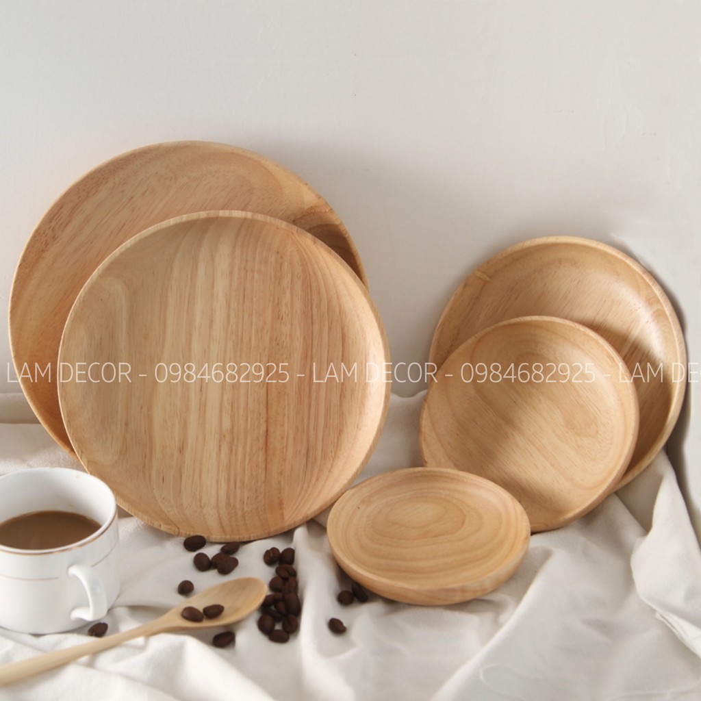 Đĩa Gỗ Chụp Ảnh Hình Tròn