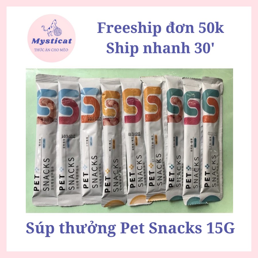 9 VỊ MỚI NHẤT Súp thưởng PET SNACKS