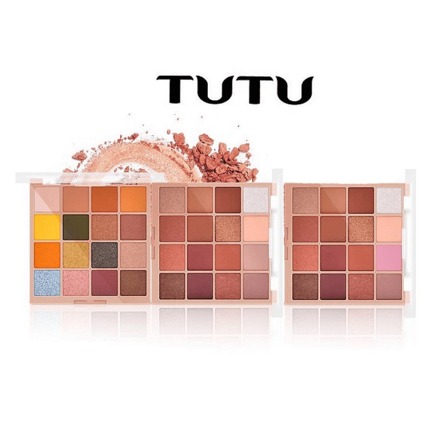 [Mã FMCGCCB08 hoàn 10% xu đơn 199K] Phấn Mắt TUTU KAQI COLOR PALETTE 16 Ô No.TU5268