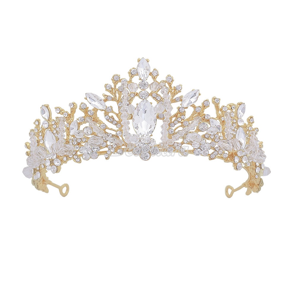 Cài Tóc Hình Vương Miện Đính Đá Thời Trang