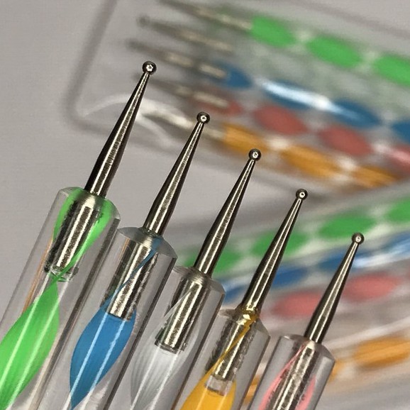 Phụ Kiện Nail - Set 5 Bút Chấm Bi Trang Trí Móng