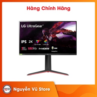 Màn Hình Gaming LG 27GP850-B UltraGear 27 Nano IPS 2K 180Hz 1ms HDR G-Sync