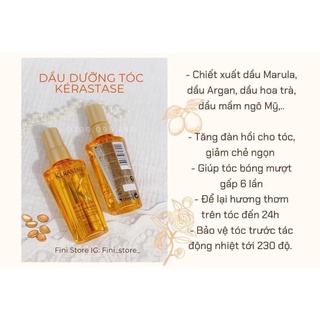 Dầu dưỡng tóc KERASTASE giúp tóc siêu mềm mượt