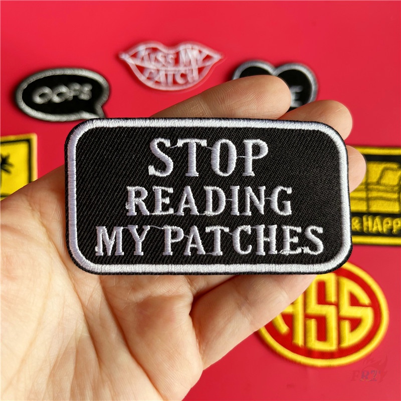 ☸ Sticker Ủi Thêu Chữ Chill Yourself Before You Kill Yourself ☸ 1 Sticker Ủi Thêu Hình Huy Hiệu