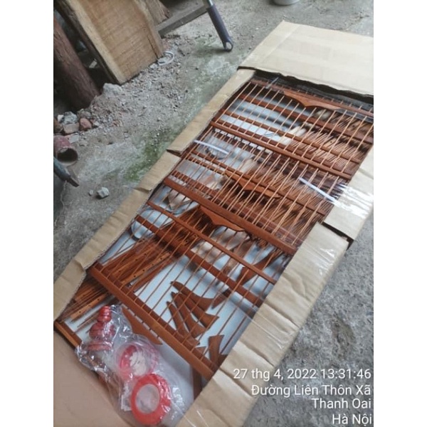 Khung lồng lực  chào mào/ khuyên tự ráp tre già / trúc già cực đẹp