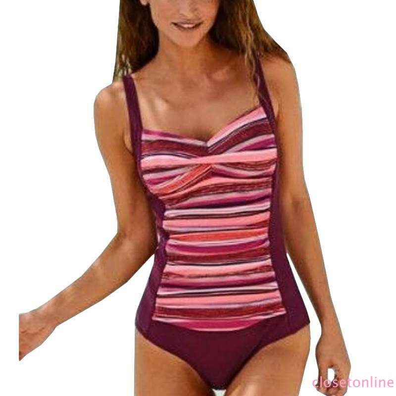 Đồ Bơi Một Mảnh In Họa Tiết Sọc Ngang Thời Trang Dành Cho Nữ | BigBuy360 - bigbuy360.vn