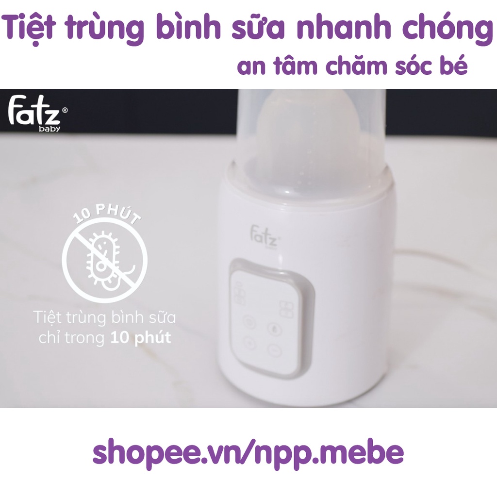 Máy hâm sữa Fatz Baby siêu tốc Mono 7 - hâm sữa, hâm thức ăn, rã đông, và tiệt trùng bình sữa