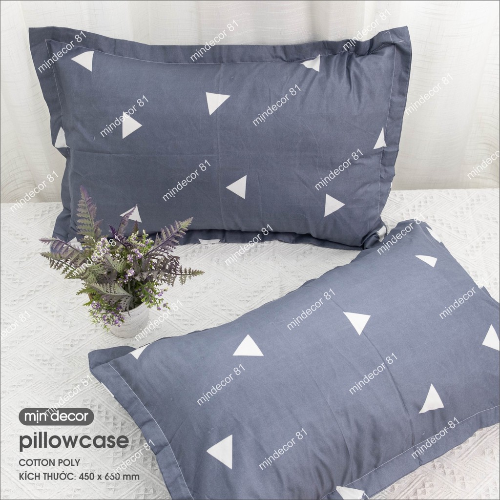 Vỏ gối nằm cotton 3D mềm mại MỊN DECOR họa tiết dễ thương | BigBuy360 - bigbuy360.vn