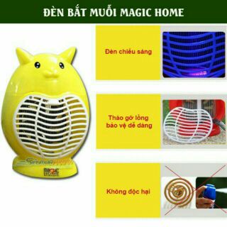 Đèn bắt muỗi hình thú có quạt hút muỗi