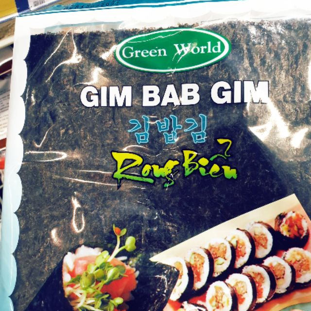 Combo 10 bịch Rong Biển Gim Bab Gim Hàn Quốc 20gr*10 lá/ Rong Biển Shushi/ Rong biển Kim bắp/ Rong Biển Hàn Quốc