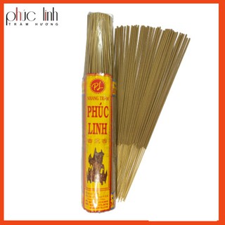 Xưởng _ Nhang Trầm Hương_Nhãn Vàng _Dài 38 cm_500gr_300 cây_Trầm Hương Phúc Linh_Nguyên Chất
