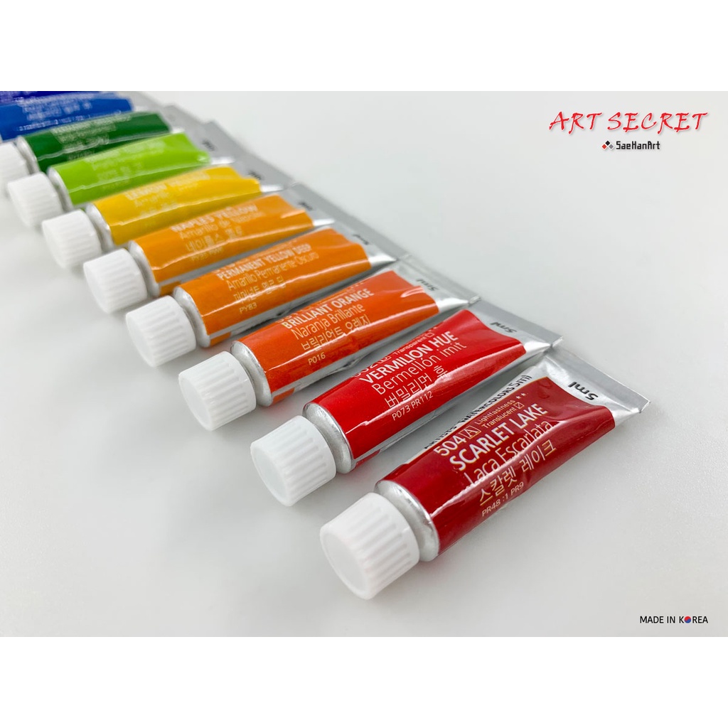 ART SECRET [Seri D] Màu Nước Hạng Hoạ Sỹ Art Secret tube 5ml