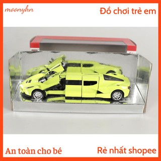 Đồ chơi xe sắt chạy cót siêu xe mở cửa hông , có đèn và nhạc W081355